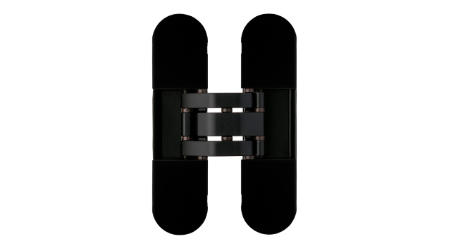 INVISA 3D Adjustable Concealed Hinges, Matt Black