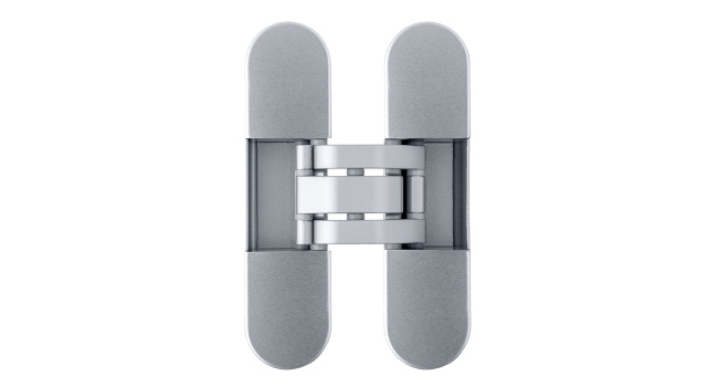 INVISA 3D Adjustable Concealed Hinges, Silver