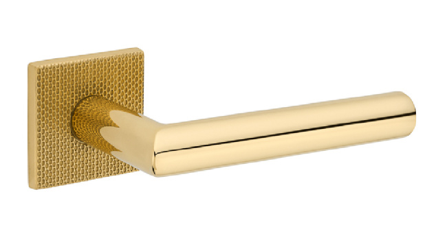 Silves Waterfall Lever Handle, Satin Brass