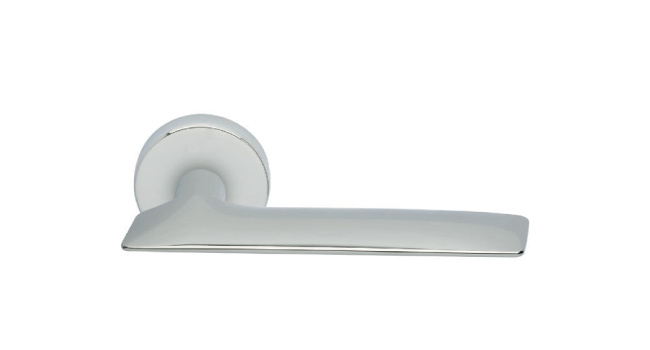 Eterna Due Italian Interior Door Handle, Chrome