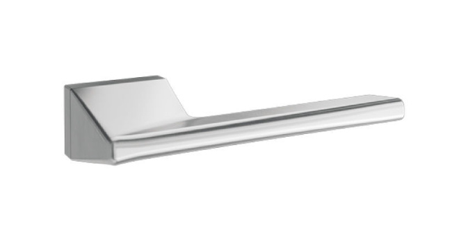 Sintra Designer Interior Door Handle, Satin Chrome